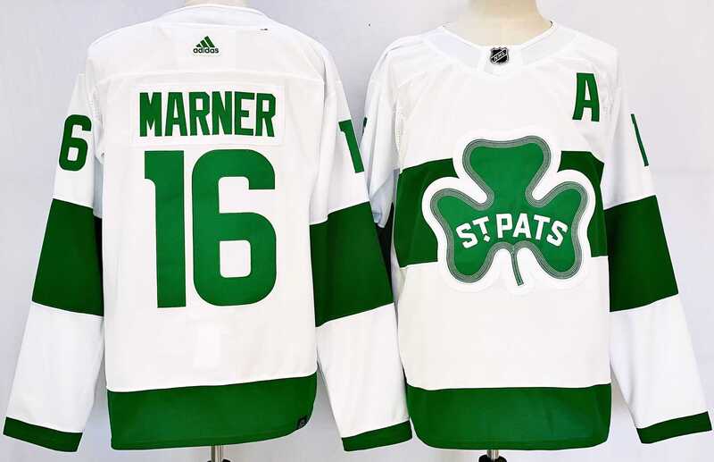 Men's Toronto Maple Leafs #16 Mitch Marner White St Patricks Authentic Jersey,We sell and wholesale Men's Toronto Maple Leafs #16 Mitch Marner White St Patricks Authentic Jersey on line form chian!